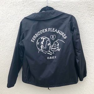 Obey Black Windbreaker